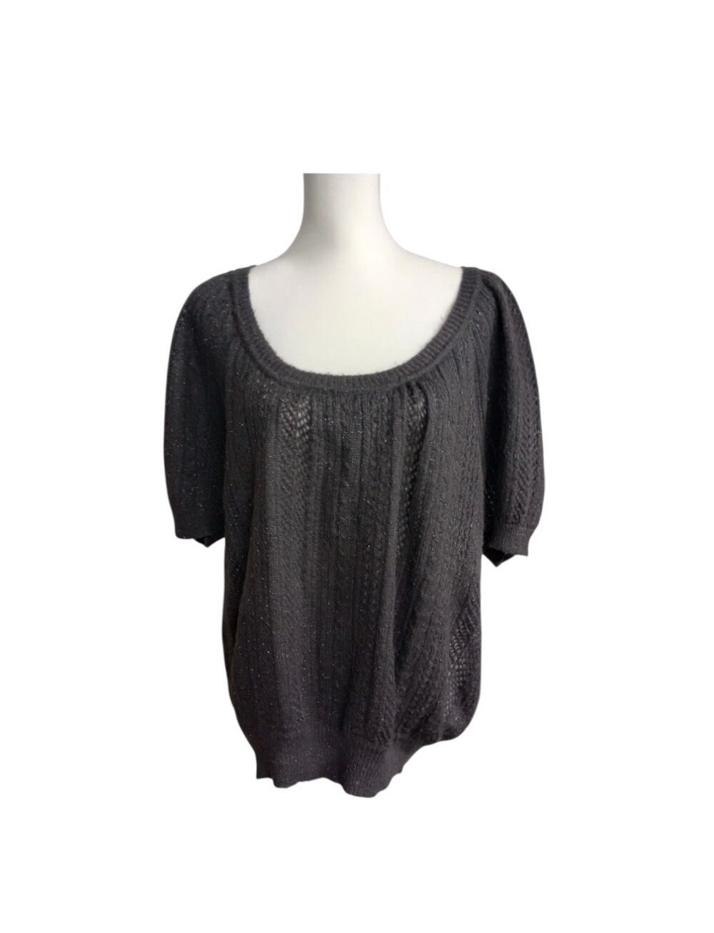 Express design studio gray cardigan knit sweater size XS